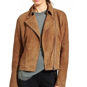 EUC Athleta Helena Suede Moto Jacket